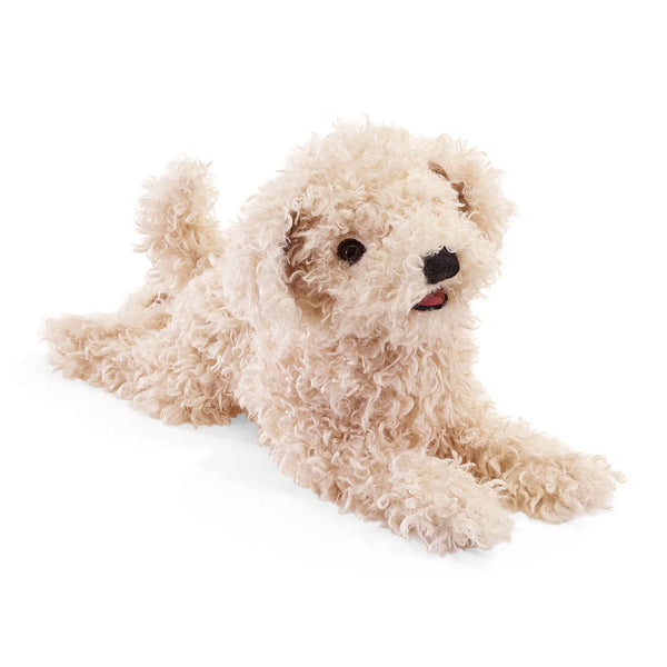 Folkmanis: White Poodle Puppy Puppet