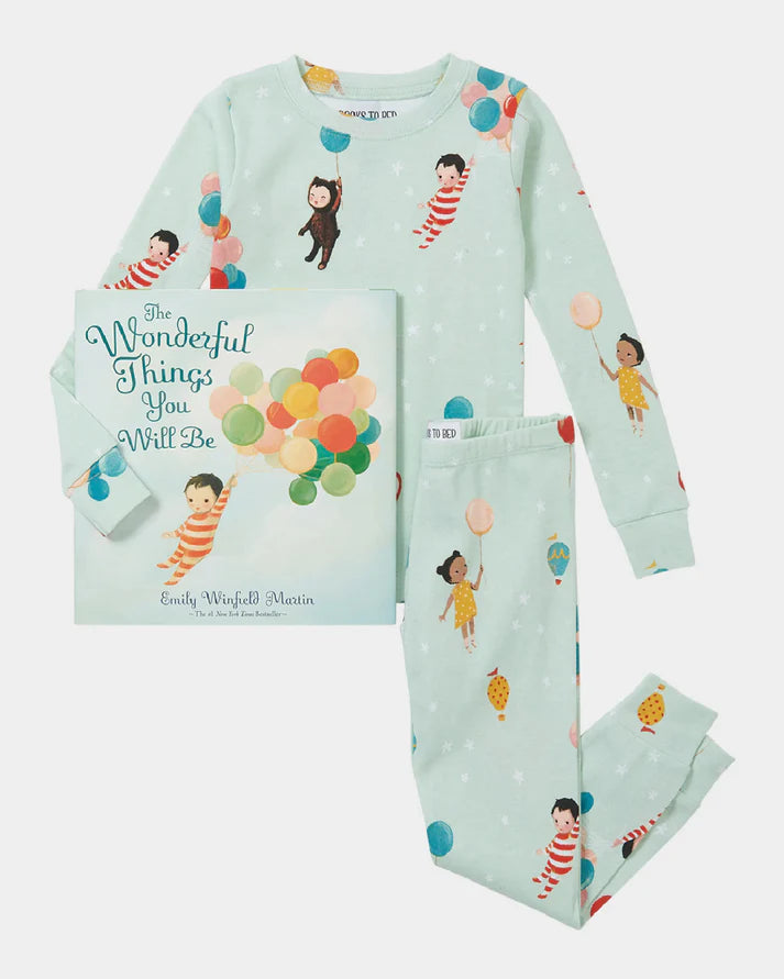 Books to Bed: Wonderful Thing You Will Be Book and Pajama Set - Multiple Sizes Available