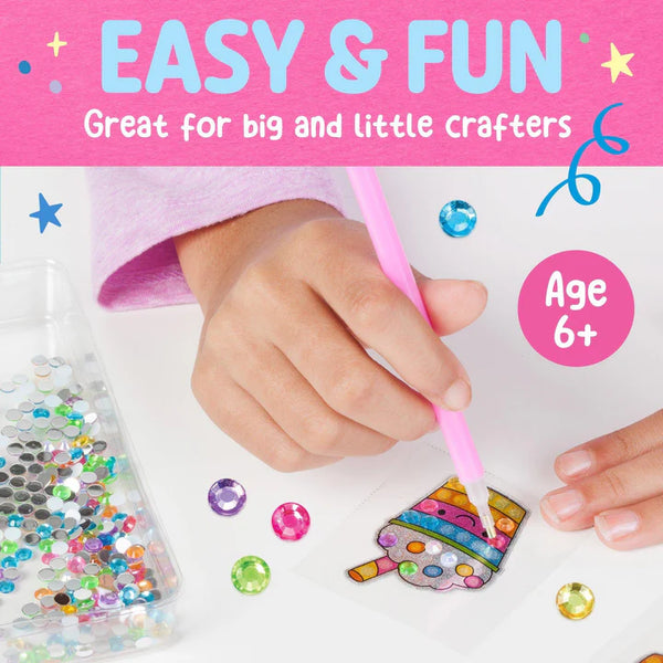 Creativity For Kids: Big Gem Painting Stickers - Mini - Ages 6+