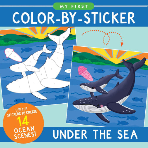 AB: My First Colour-by-Sticker Under the Sea - Ages 4+