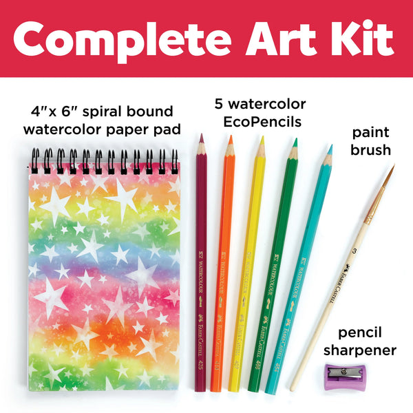 How To Rainbow Watercolor Pencils Starter Set - Ages 6+