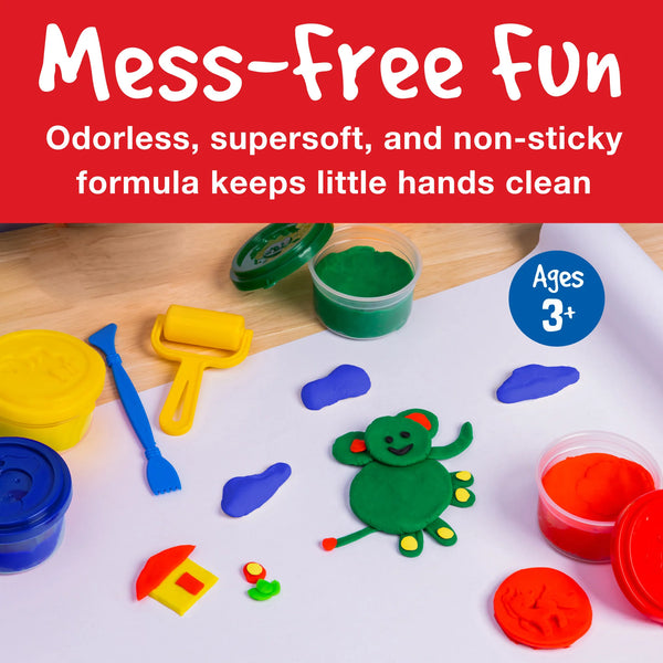 FC: Little Creatives 4 Super Soft Modelling Dough - Ages 3+