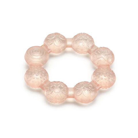 Noüka: Cooling Ring Teether Soft Blush - Ages 3mths+