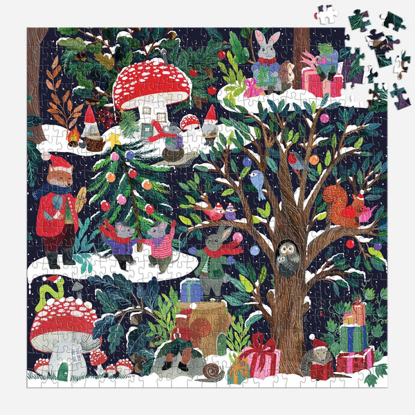 500 Pieces: Yuletide Forest Puzzle - Ages 8+