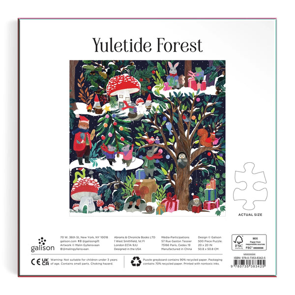 500 Pieces: Yuletide Forest Puzzle - Ages 8+