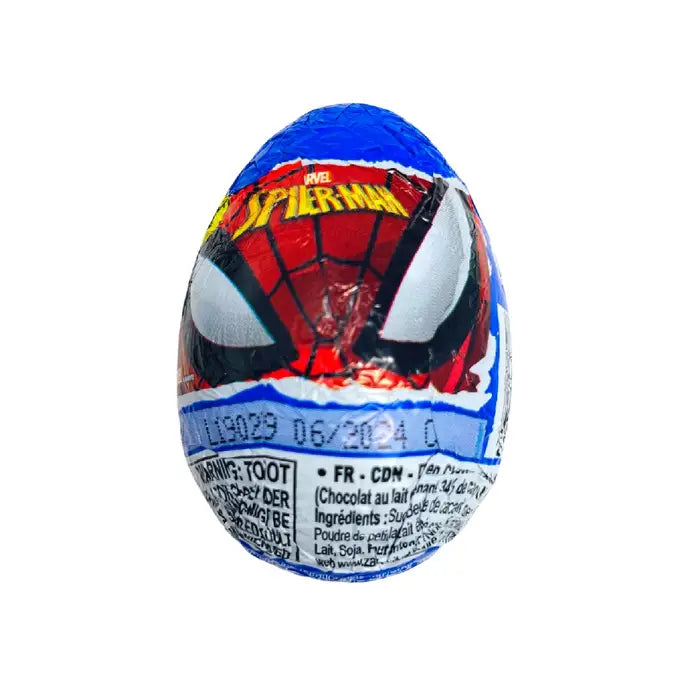 Spiderman Chocolate Surprise Egg Ages 3 Playful Minds