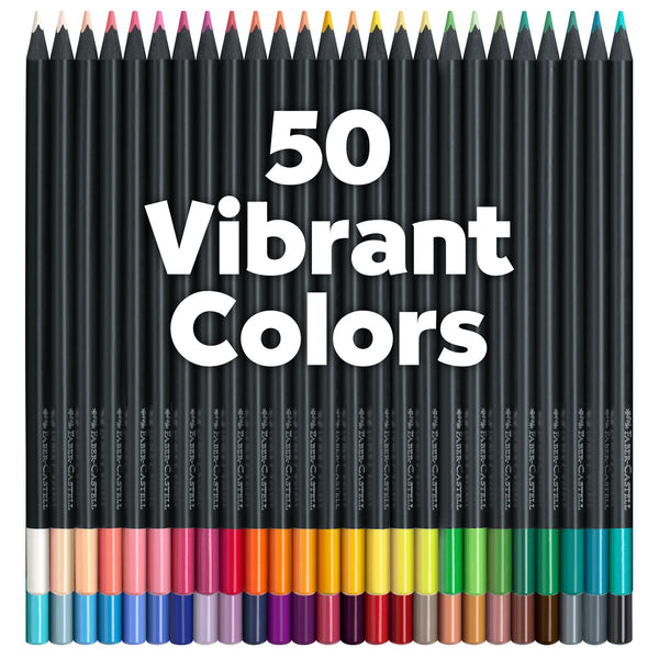 FC: Black Edition 50 Coloured Pencils - Ages 13+