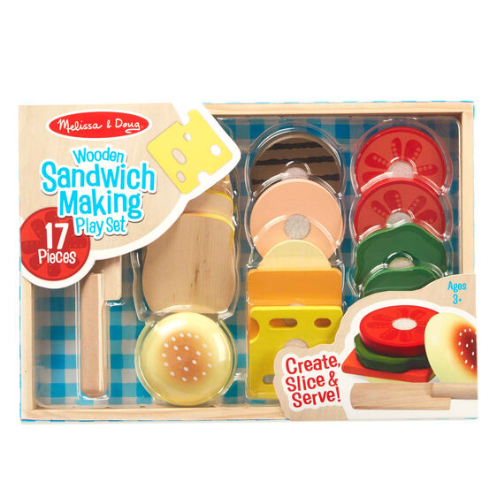 Wooden Sandwich Making Set - Ages 3+