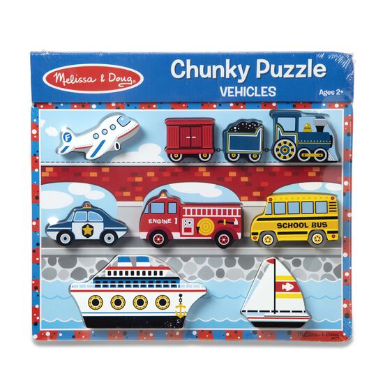 Chunky Vehicles Puzzle - Ages 2+