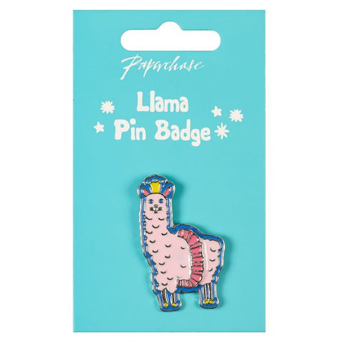 Llama Pin Badge