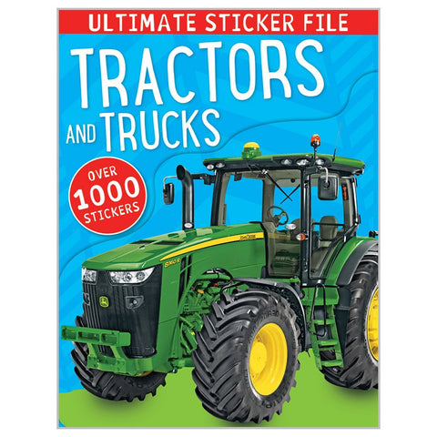 AB: Ultimate Sticker File Tractors and Trucks Activity Book - Ages 3+