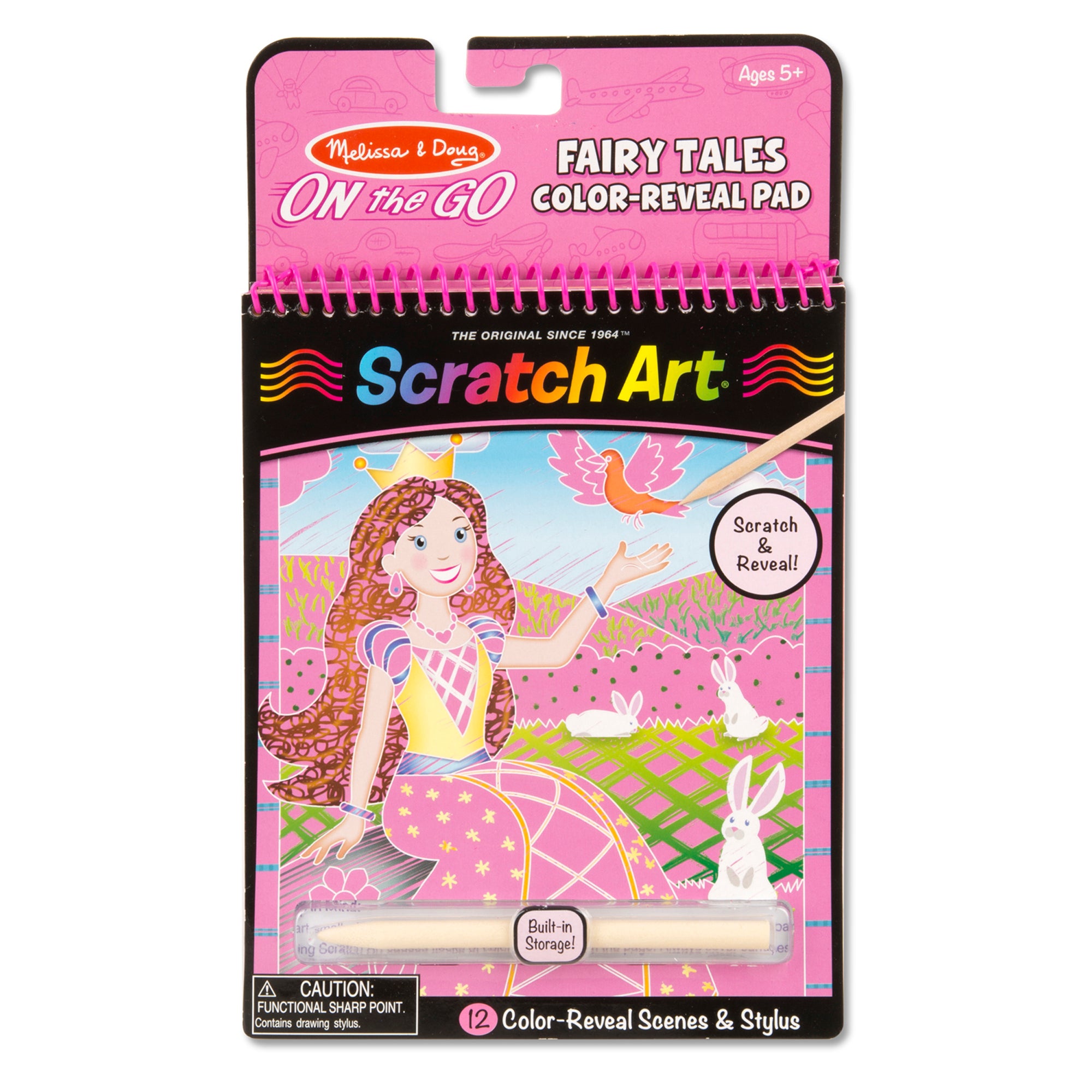 Scratch Art - Fairy Tales Colour-Reveal Pad 5+