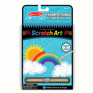 Scratch Art - Favourite Things Picture Reveal Pad 5+