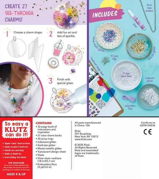 Klutz: Make Your Own Glaze Craze Charms - Ages 8+