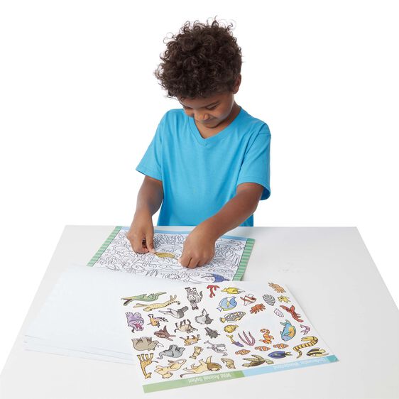 Seek and Find Sticker Pad: Animals - Ages 4+
