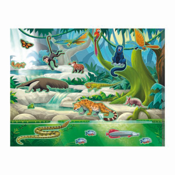 Reusable Sticker Pad - Jungle & Savanna  Ages 3+