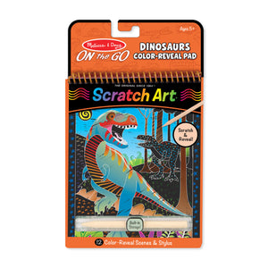 Scratch Art - Dinosaurs Colour-Reveal Pad 5+