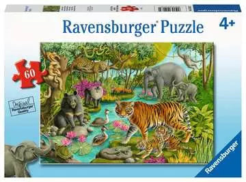 60 Piece Puzzle: Animals Of India - Ages 4+