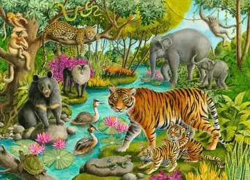 60 Piece Puzzle: Animals Of India - Ages 4+