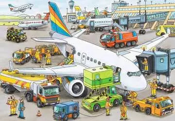 35 Piece Puzzle: Busy Airport - Ages 4+
