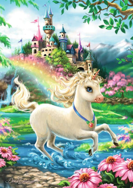 35 Piece Puzzle: Unicorn Castle - Ages 4+