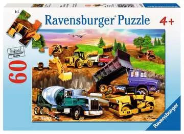60 pc puzzle: Construction Crowd - age 4+