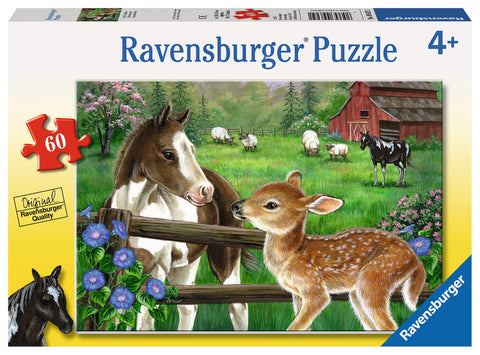 60 Piece Puzzle: New Neighbors - Ages 4+