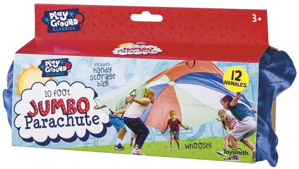 10 Foot Jumbo Parachute - Ages 3+