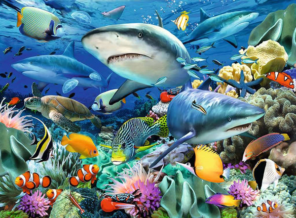 Shark Reef: 100pcs - Ages 6+