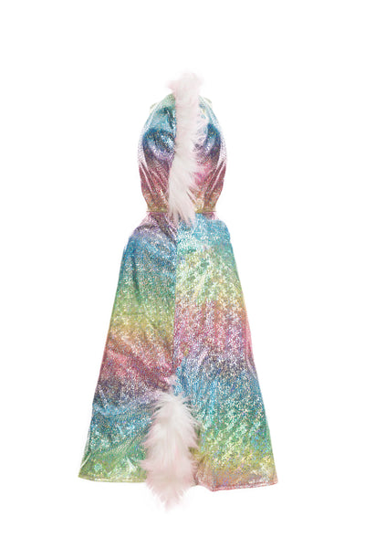 GP: Rainbow Reversible Unicorn/Dragon Cape - Size 5-6