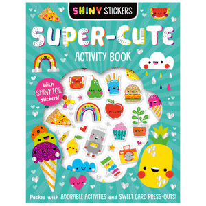 AB: Shiny Stickers Super-Cute Activity Book - Ages 3+