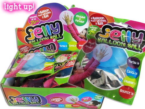 Jelly Balloon Ball / Light Up - Ages 3+