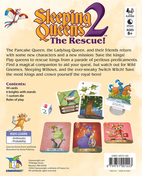 Sleeping Queens 2 the Rescue - Ages 8+