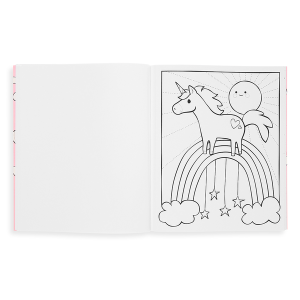 Color-in' Book: 31 Enchanting Unicorns Coloring Pages - Ages 3+