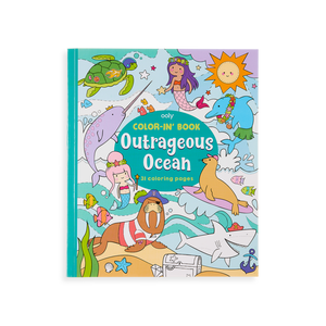 Color-in' Book: 31 Outrageous Ocean Coloring Pages - Ages 3+