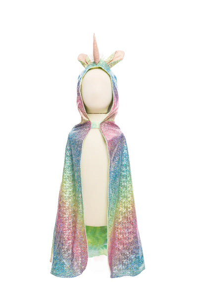 GP: Rainbow Reversible Unicorn/Dragon Cape - Size 5-6