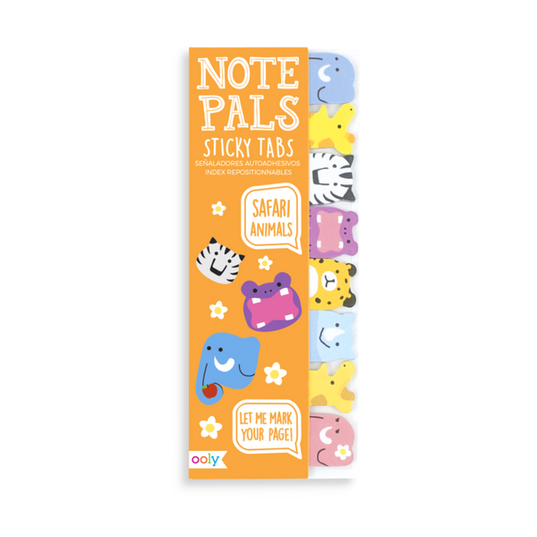 Note Pals Sticky Tabs: Safari Animals