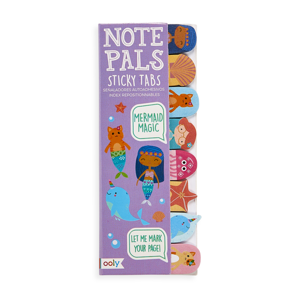 Note Pals Sticky Tabs: Mermaid Magic - Ages 6+