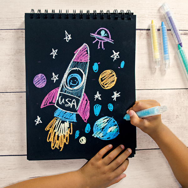 Chalk-o-Rama: 12 Chalk Crayons - Ages 3+