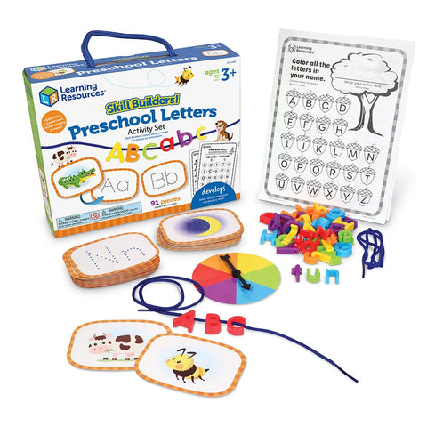 Skill Builders! Preschool Letters Activity Set - Ages 3+