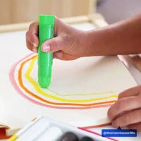 Ooly: Chunkies: 6 Paint Sticks Neon Pack - Ages 3+