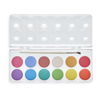 Chroma Blends: 12 Pearlescent Watercolors Set - Ages 6+