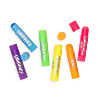 Ooly: Chunkies: 6 Paint Sticks Neon Pack - Ages 3+