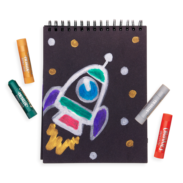 Chunkies: 6 Paint Sticks Metallic Pack - Ages 3+