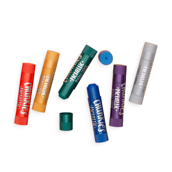 Chunkies: 6 Paint Sticks Metallic Pack - Ages 3+
