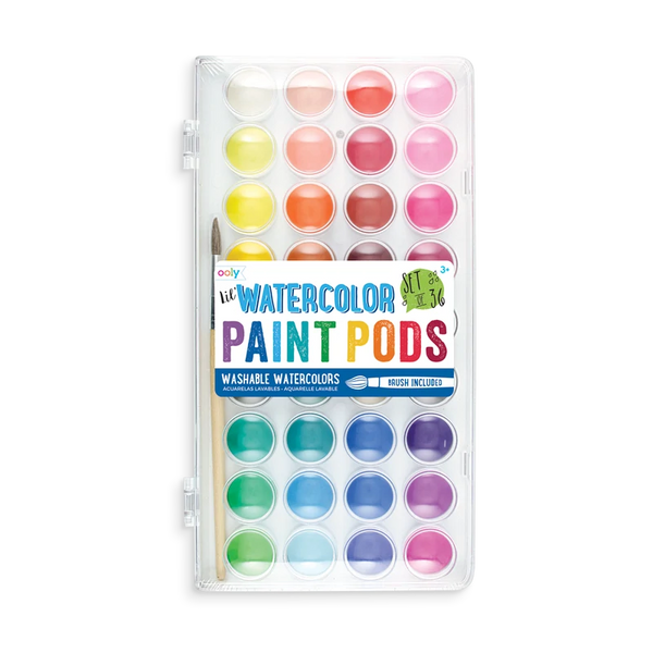Lil' Watercolour: 36 Paint Pods - Ages 3+