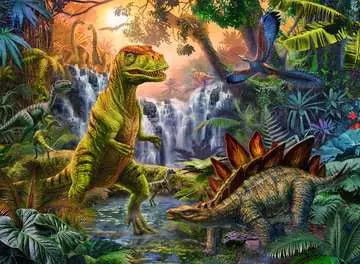 100 Piece Puzzle: Dinosaur Oasis - Ages 6+
