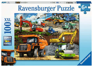 100 Piece Puzzle: Construction Vehicles - Ages 6+