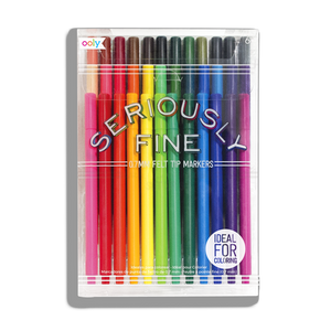 Ooly - Seriously Fine - Felt Tip Markers - Set of 36