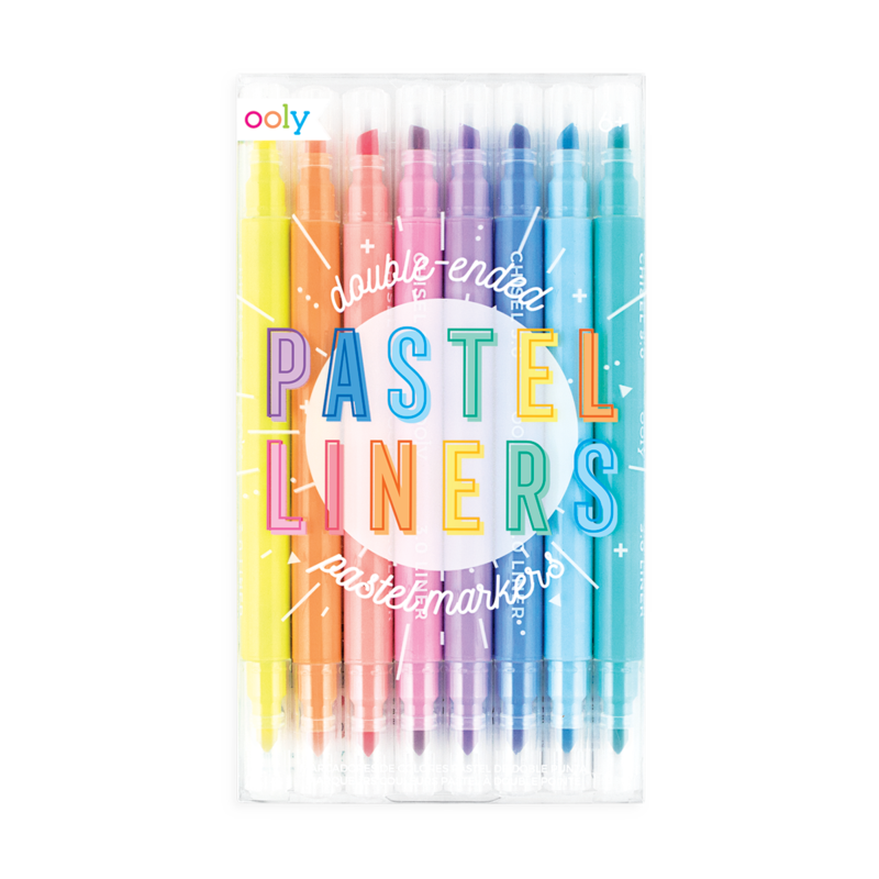 Double Ended Pastel Liners Ages 6+
